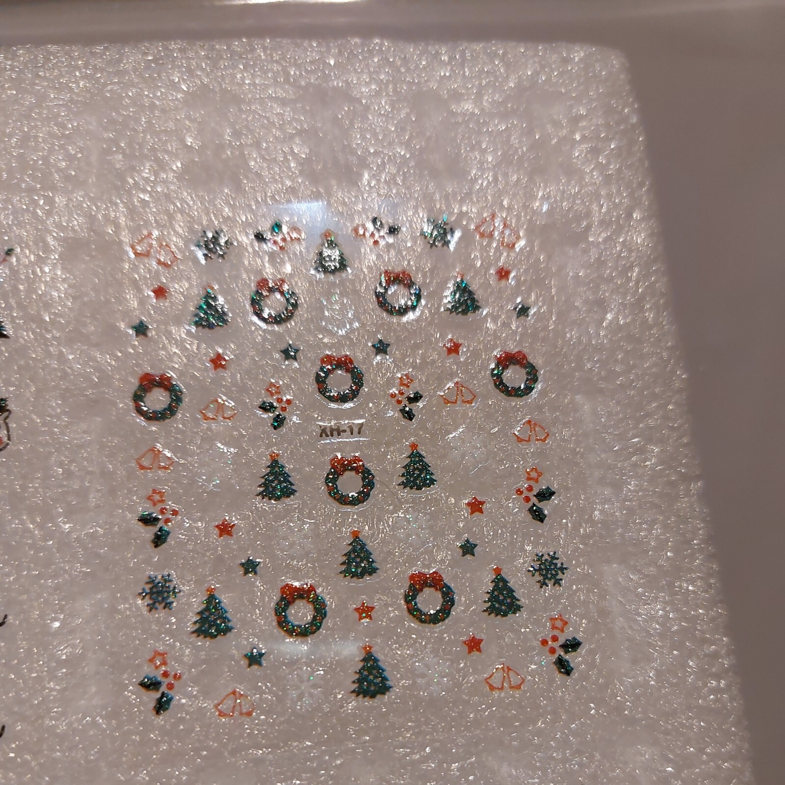 4 X Small Sheets Of Christmas Nail Art Stickers (Dn154) New