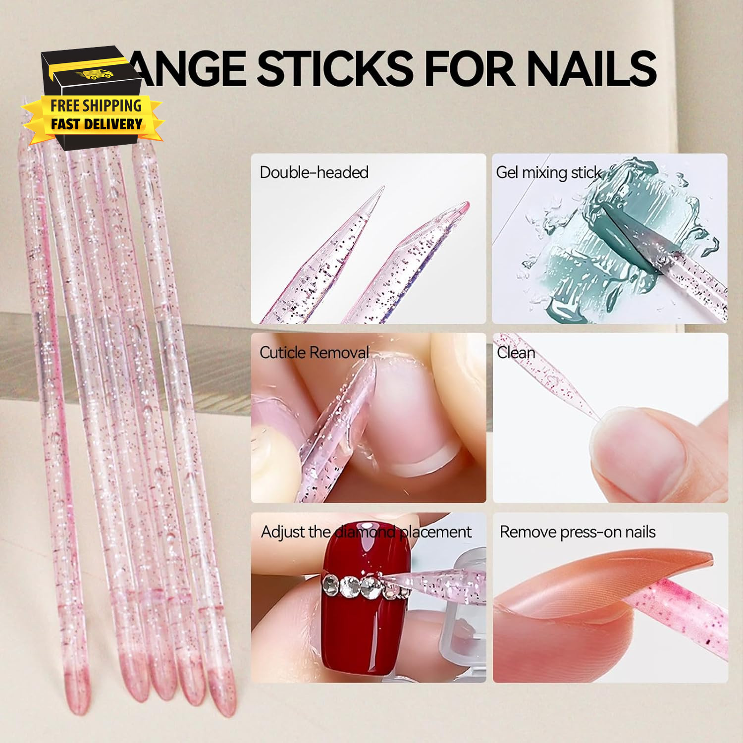960 PCS Nail Adhesive Tabs for Press on 40 Sheets,12 Size Sticky Tabs for Fake N
