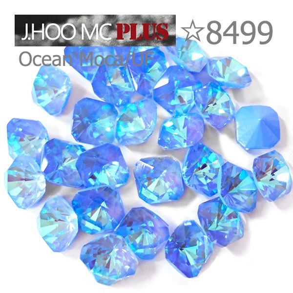 J.HOO Crystal 8499 Kaleidoscope Square V-Cut Fancy 6mm Nail Art (10pcs)
