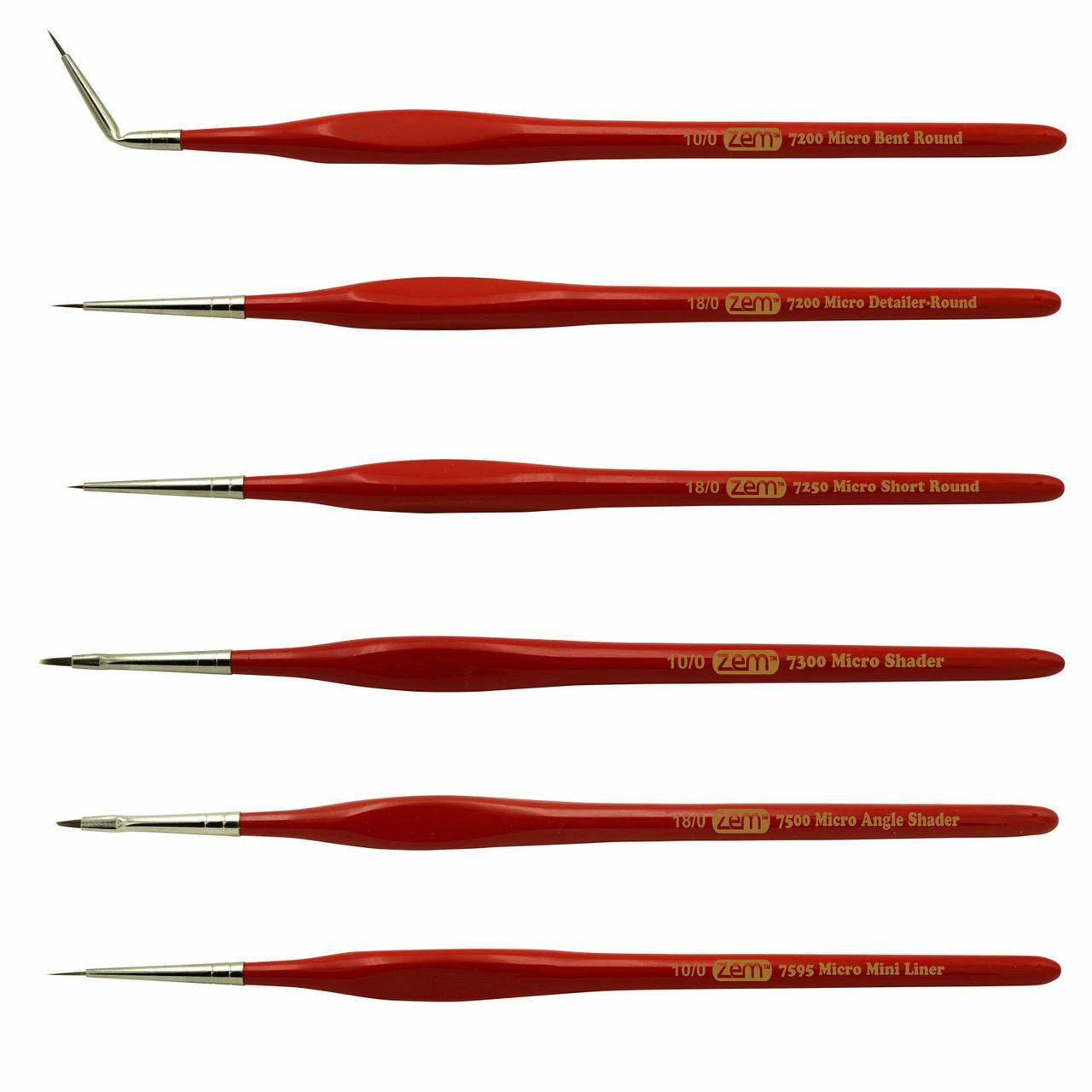 AS-180 MICRO BRUSH SET 6 PCS