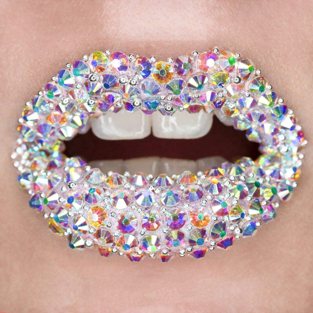 Colorful Diamond Crystals Flatback Glass Rhinestones Gems 3D Nail Art Decor Kit