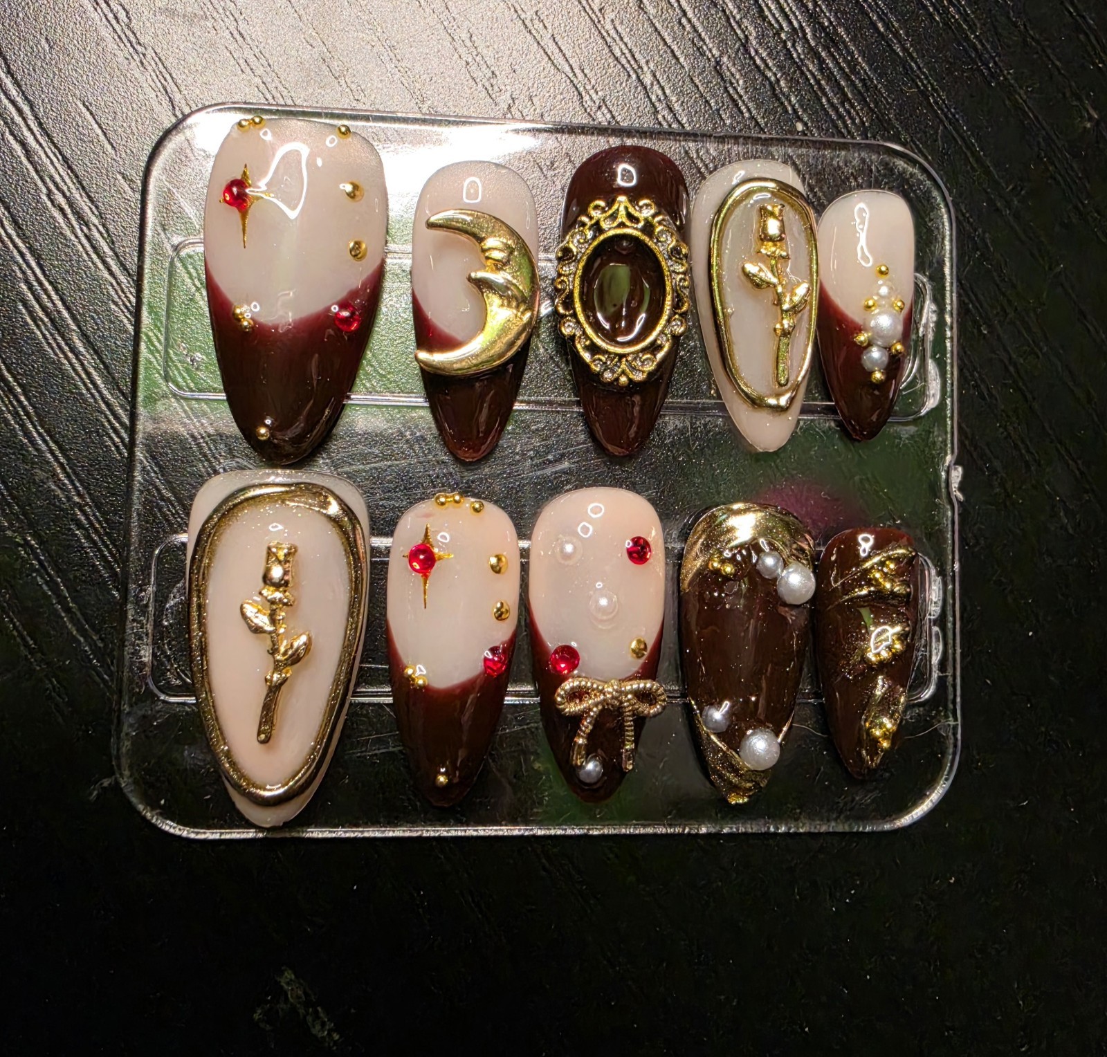 Handmade Press-On Nails: Size Medium