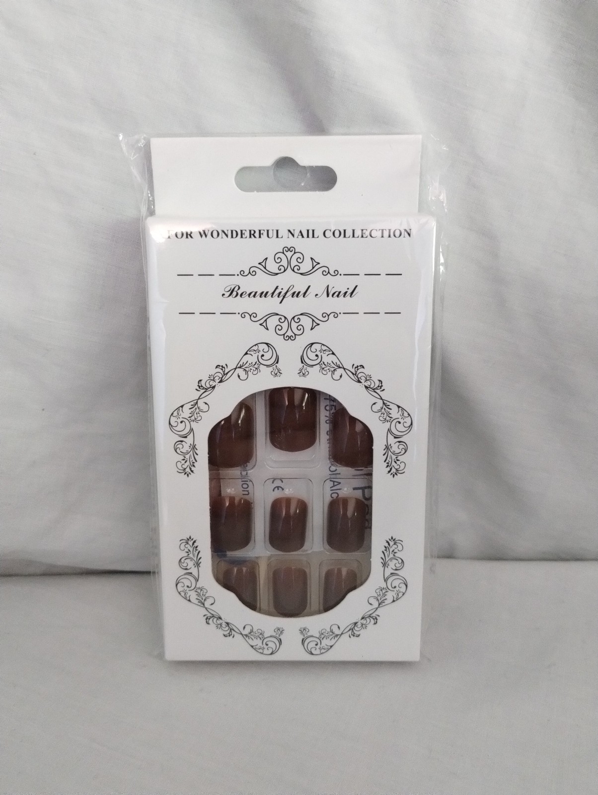 Beautiful Nail – Chocolate Amber Press-On Nails Brand New