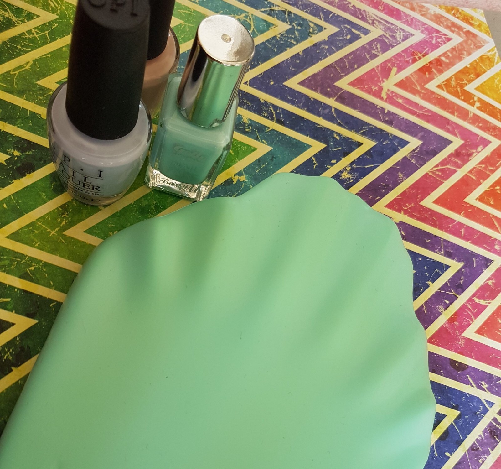Handirest Manicure Accessory – New – Boxed – Nail Art Tool – Green Colour
