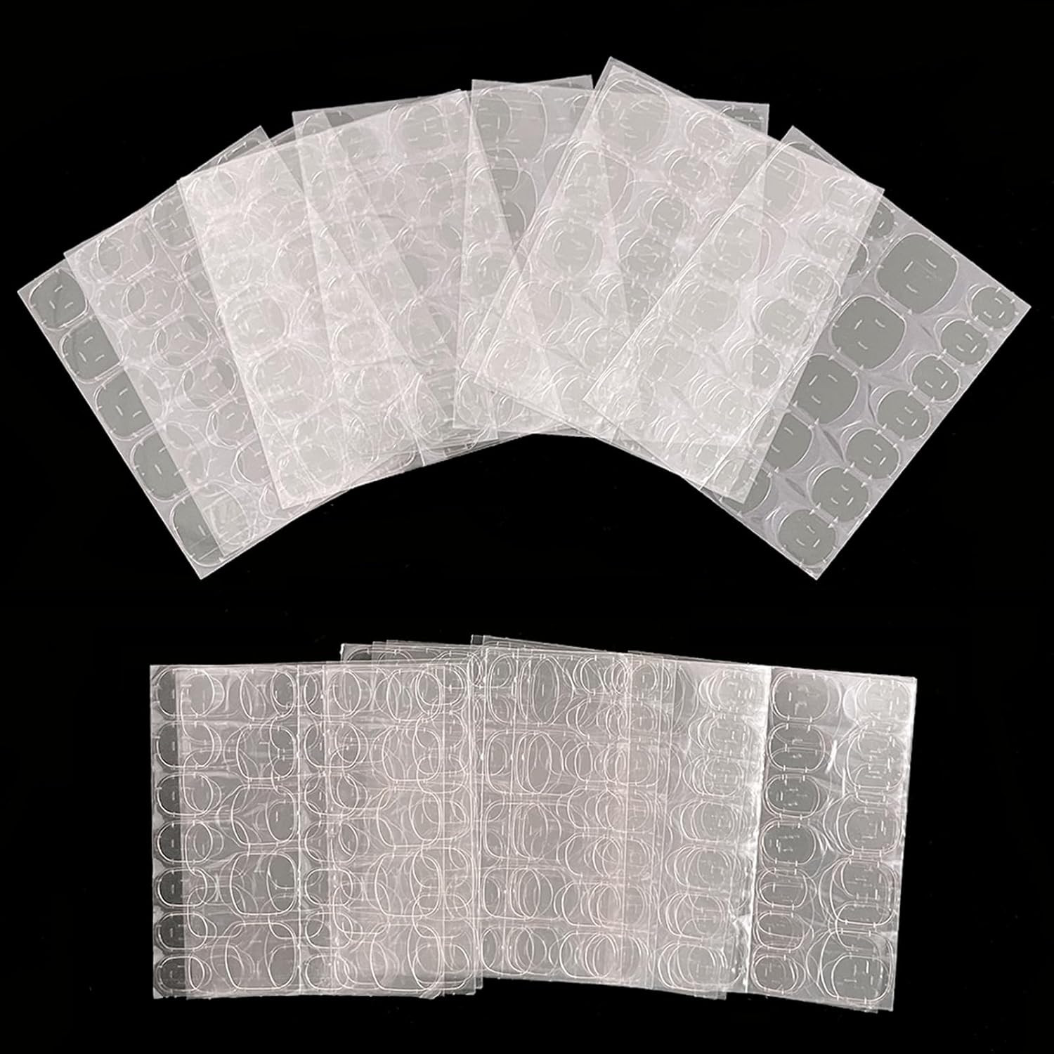 20 Sheets Press on Nails Sticky Tabs,480 PCS Nail Adhesives Tabs Waterproof