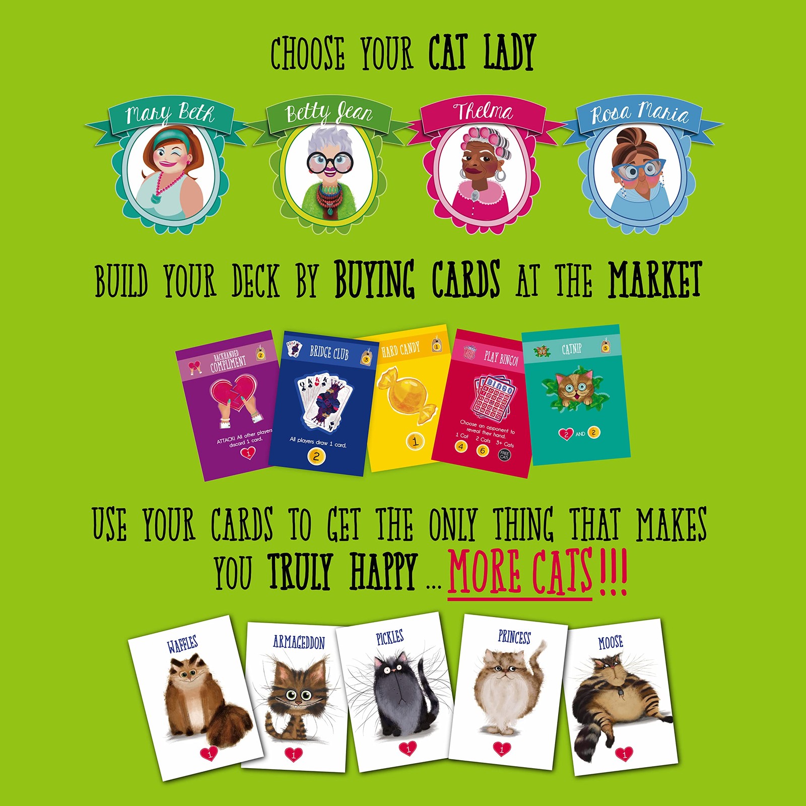 Cat Ladies of Maple Street – New! – Fun Family-Friendly Medium, Multicolor