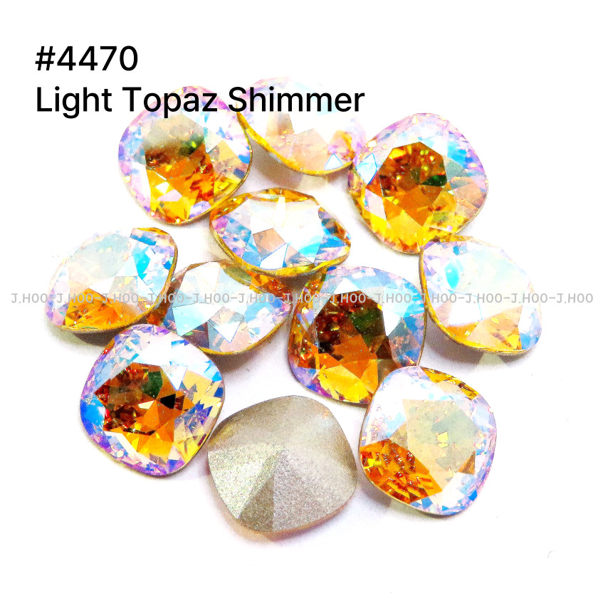 Swarovski 4470 Cushion Square Fancy Stone10mm(2pcs)
