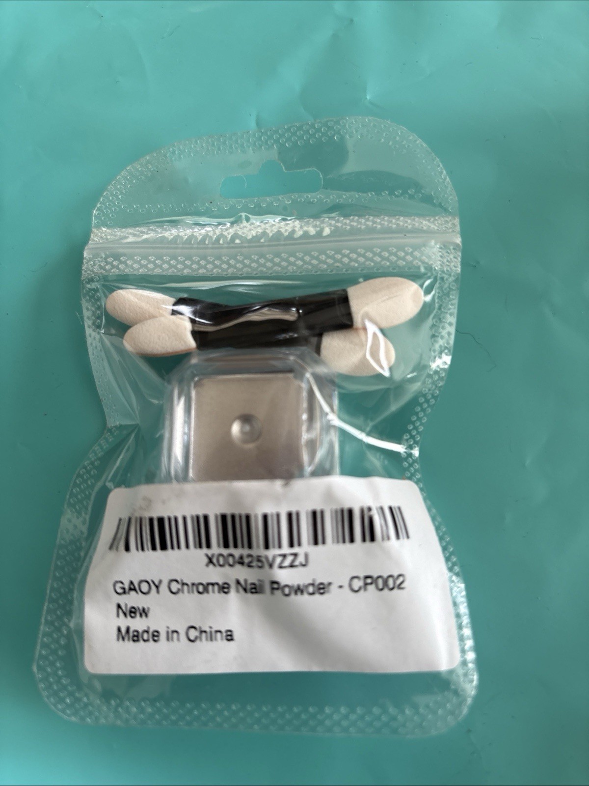 GAOY Chrome Nail Powder And 2 Applicators