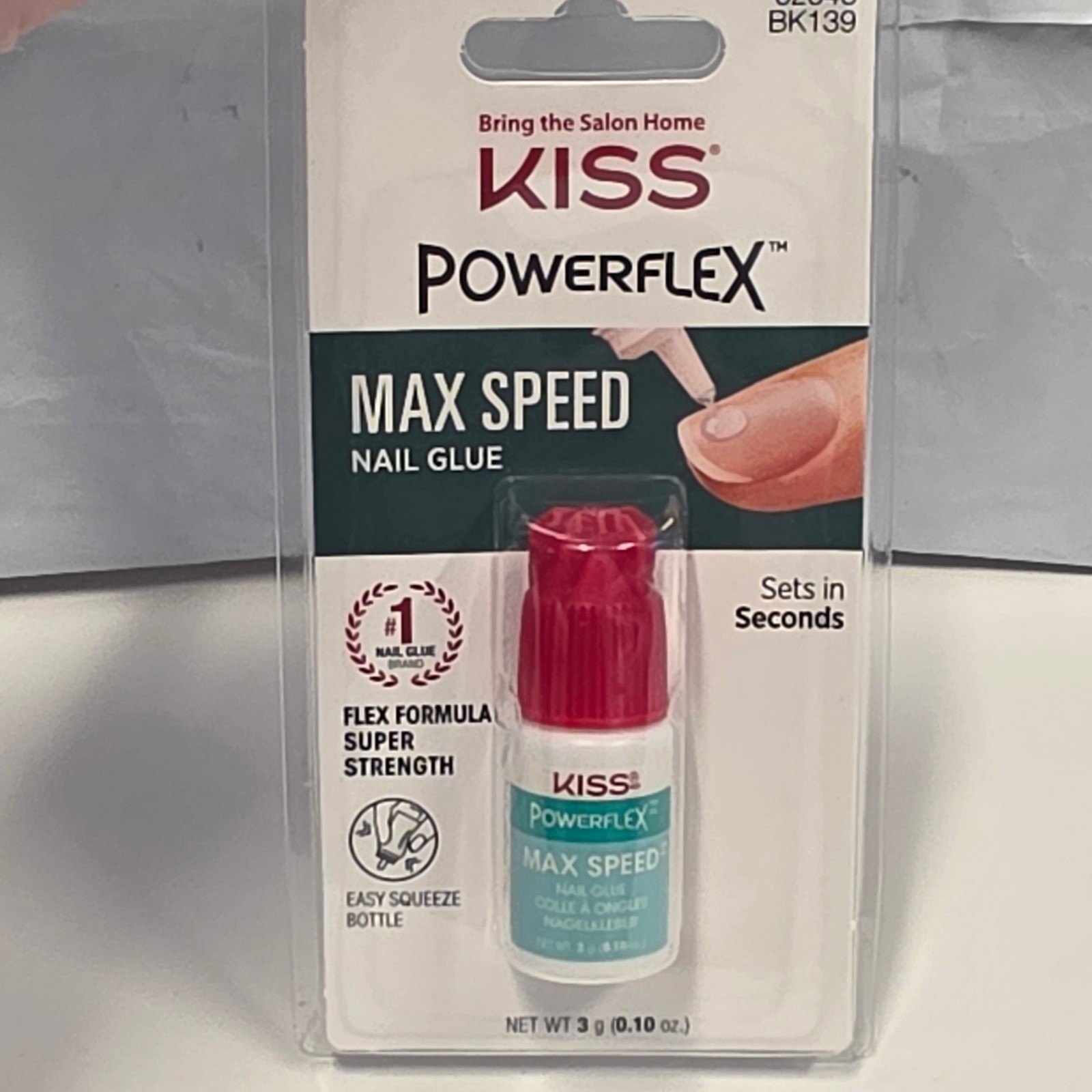 Jenni B Style Press On Nails Bundle Burgundy Iridescent Mauve Kiss Nail Glue M