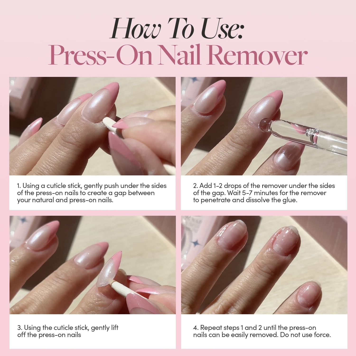 Press On Nail Remover Serum Odorless | 30ml