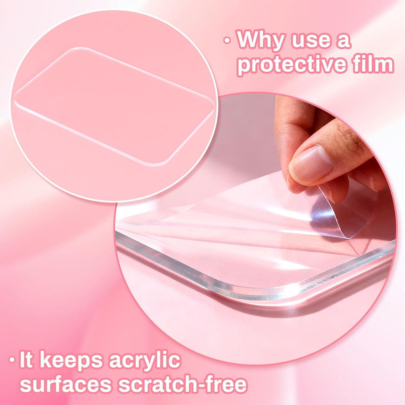 Acrylic Transparent Gel Nail Polish Mixing Plate Palette for Gel Polish Nail