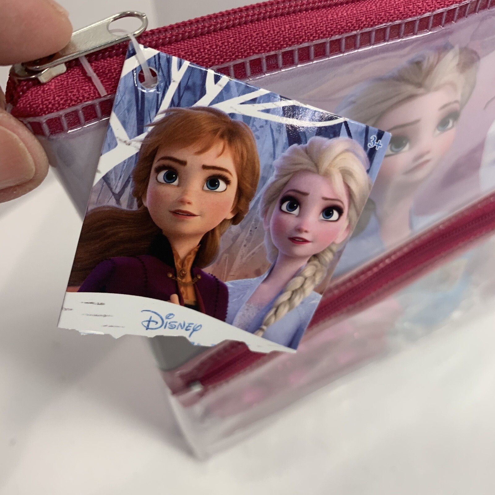 Townley Disney Frozen Non-Toxic Nail Polish Set In Zipper Pouch 8”x6”