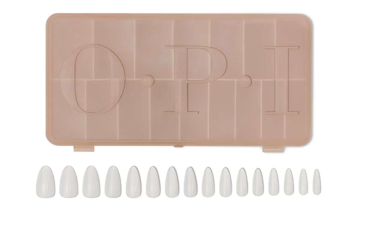 OPI GELevate Soft Gel Nail Tip Medium Length Extension 16 Size 640 ct Almond Tip