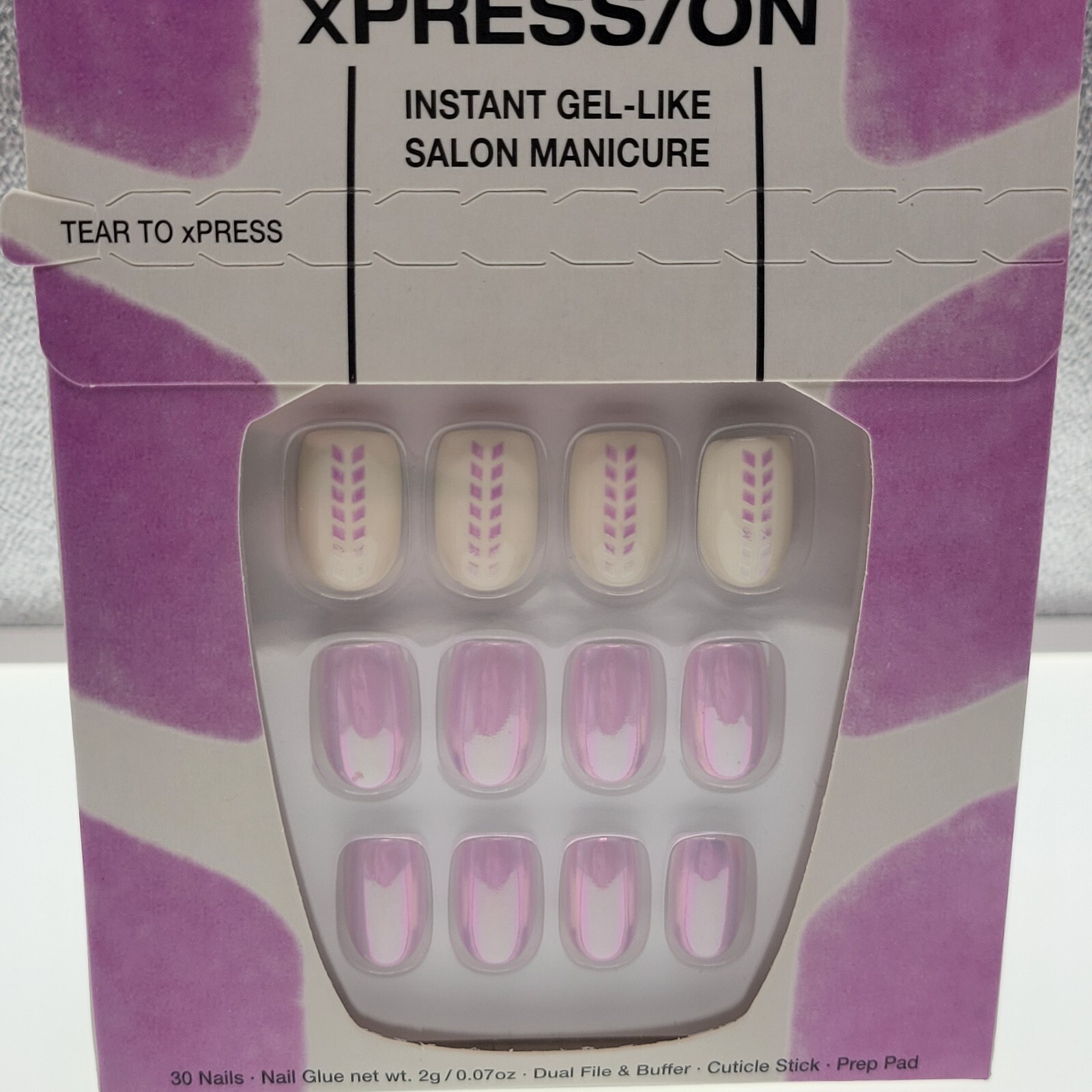 Opi Xpress/on Press on Nails I LILAC IT LOVE IT Instant Gel-like Salon Manicure