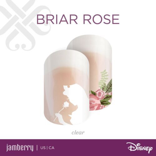 Jamberry Disney Nail Wrap. SLEEPING BEAUTY. Aurora – You Choose – Half Sheet