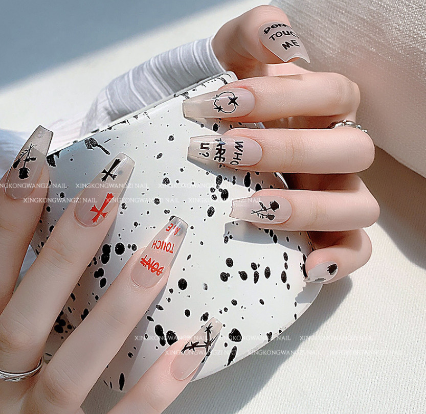 Nail Art 3D Stickers Self Adhesive Decal CROXION Cross Heart Butterfly Moon NH21