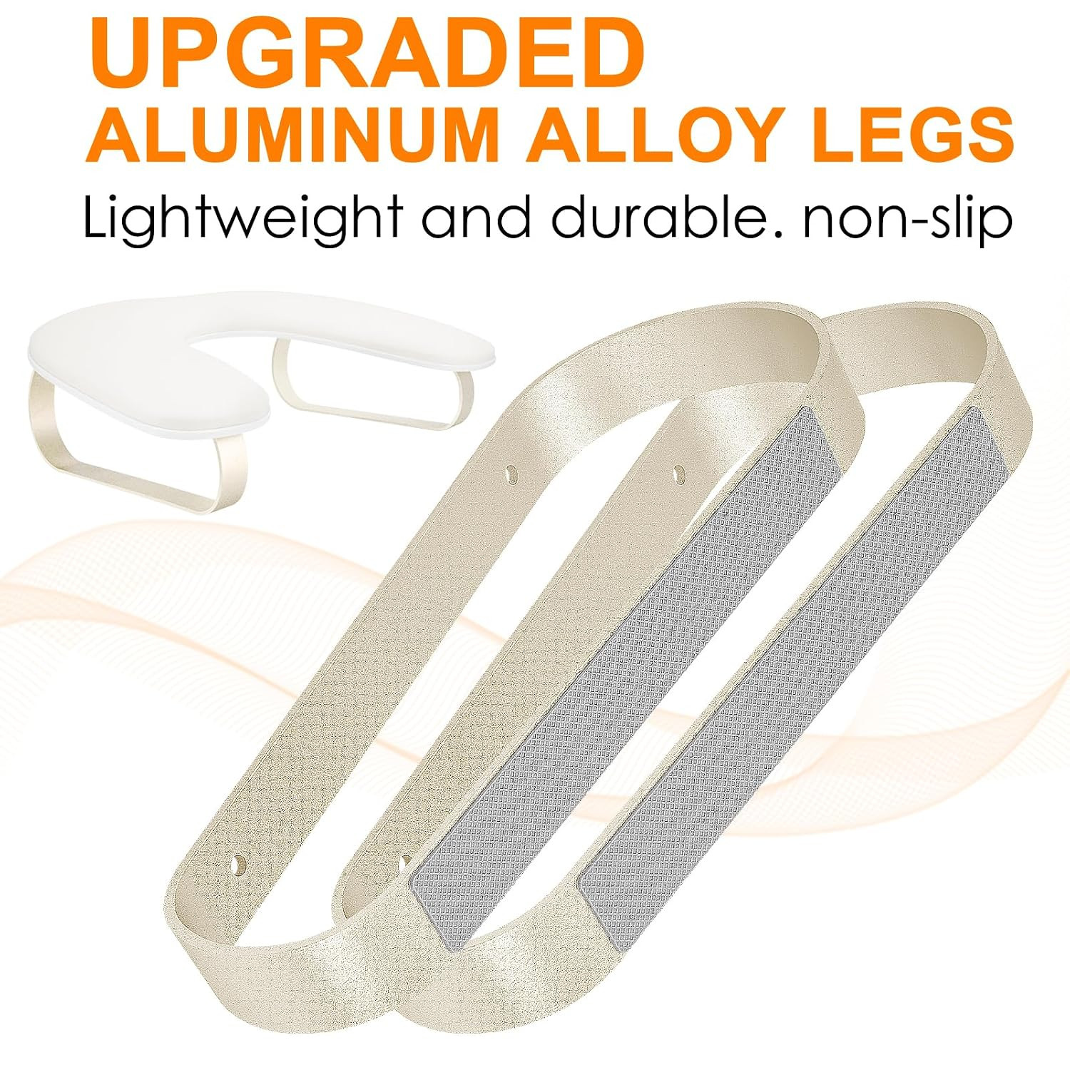 Arm Rest for Nails Tech Upgraded 10° Inclined, U-Shaped Manicure Nail Arm Rest S