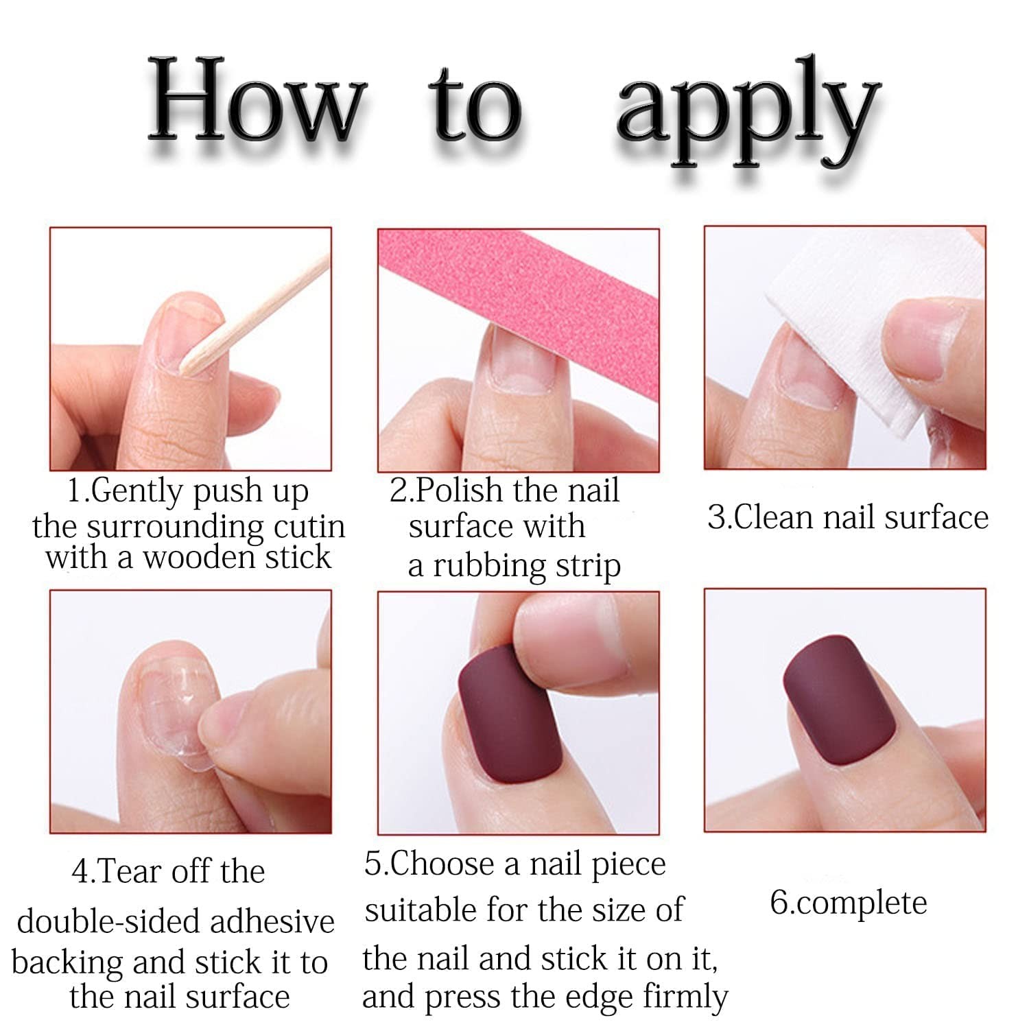 FJSMTOPl Silver Press on Nails Medium Square Fake Nails Metallic False Nail…