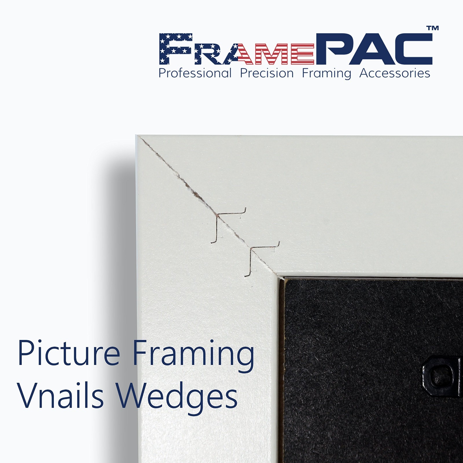 Universal V Nails for Picture Frames – 10mm (3/8″) – 3000 Pack for Automatic Nai