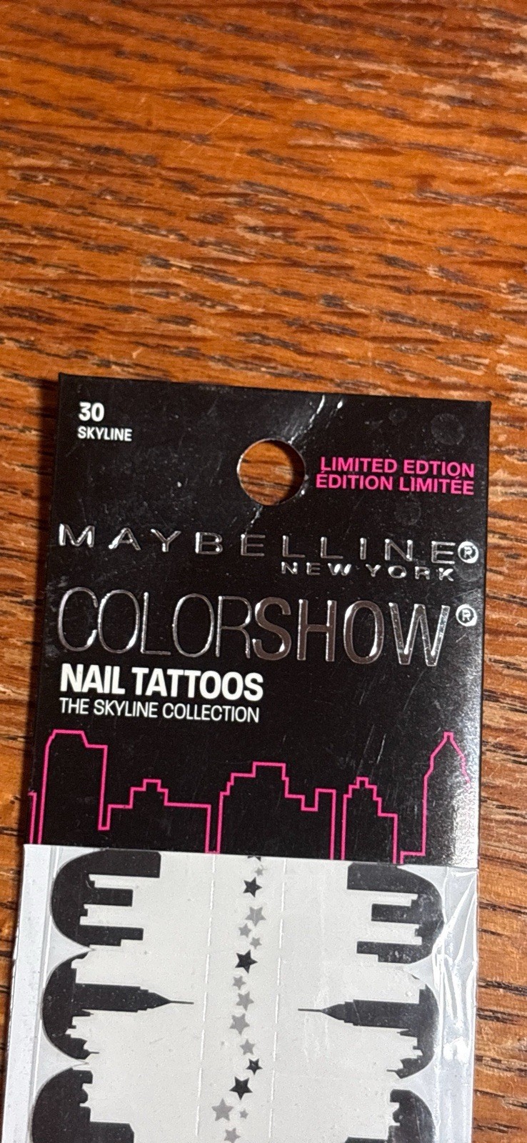 Maybelline Color Show Nail Stickers/Tattoos #30 Skyline * Limited Edition