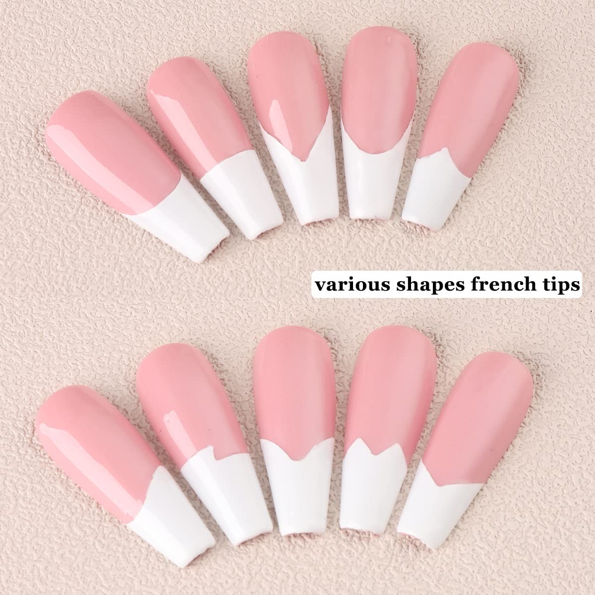 6 Sheets Luxury French Tip Nail Guides – Easy Application for Stunning Nails