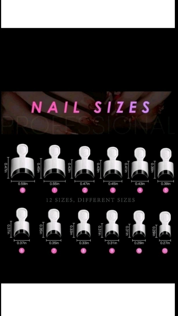 White French Nail Tips 132 PCS Short French Style Acrylic Nail Tip 12 Sizes Fals