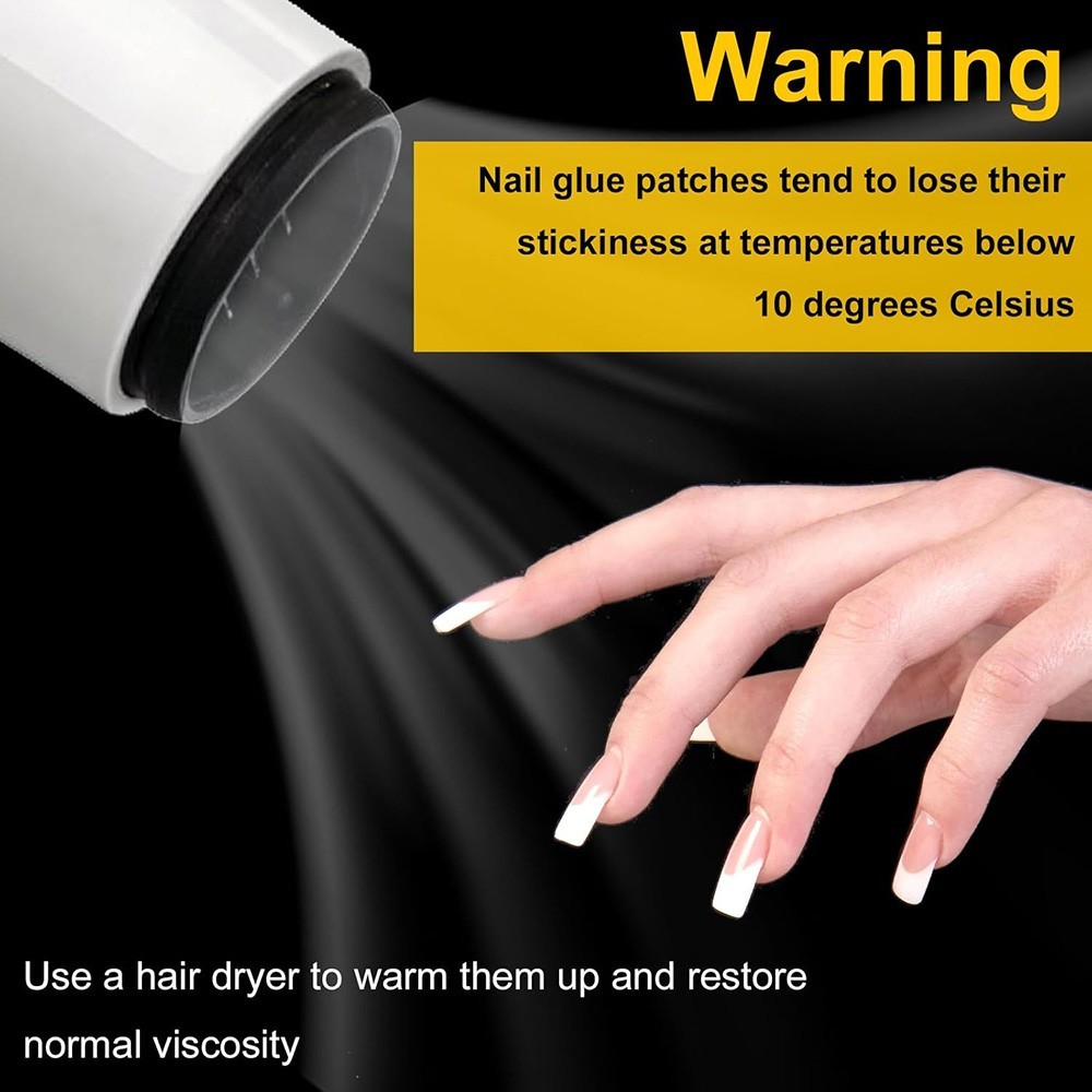 Double-Sided Nail Glue Tape Sticker Adhesive Tabs for Press on Nails Waterproof