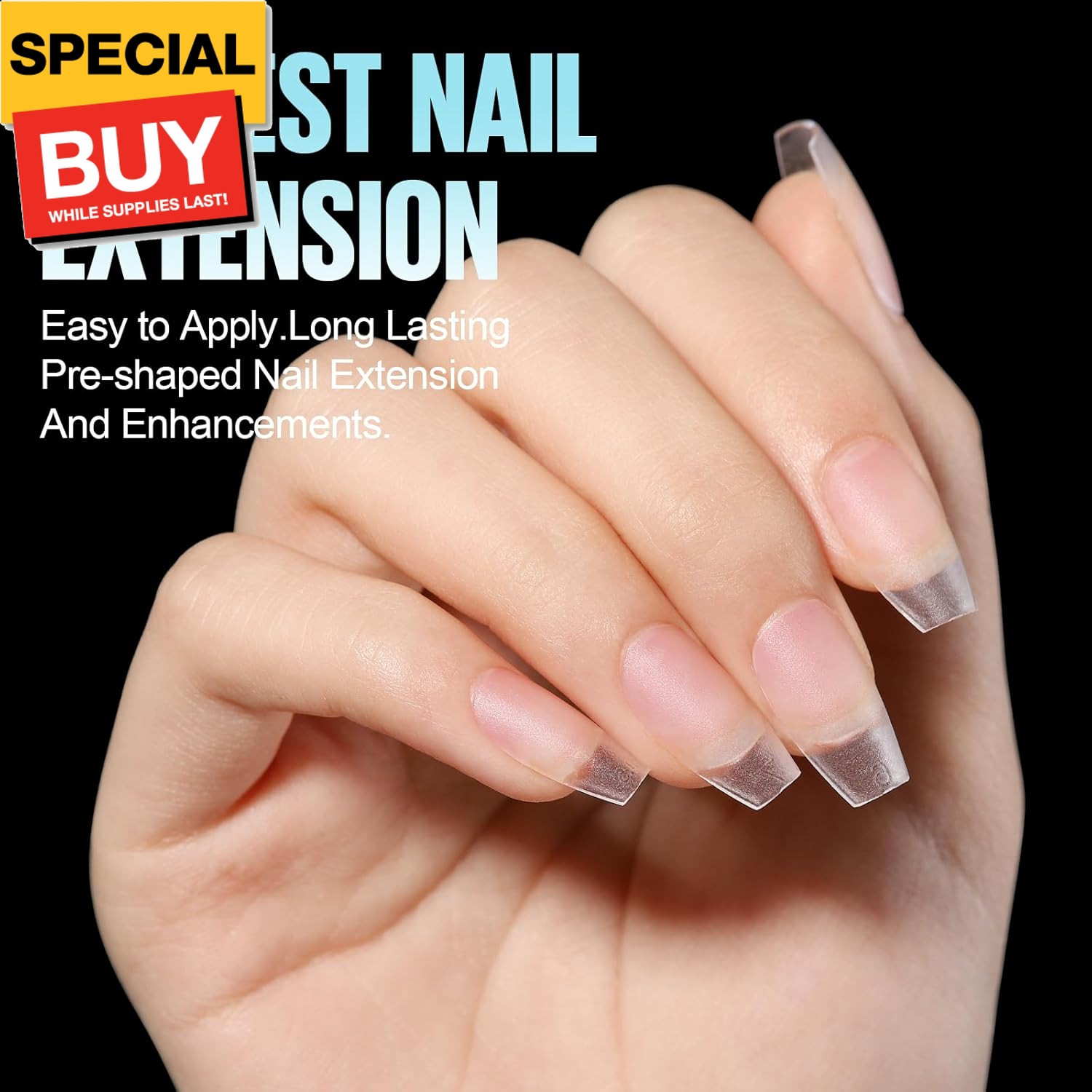 Short Coffin Gel Nail Tips, Full Cover Short Nail Tips, 360Pcs Soft Coffin Nails