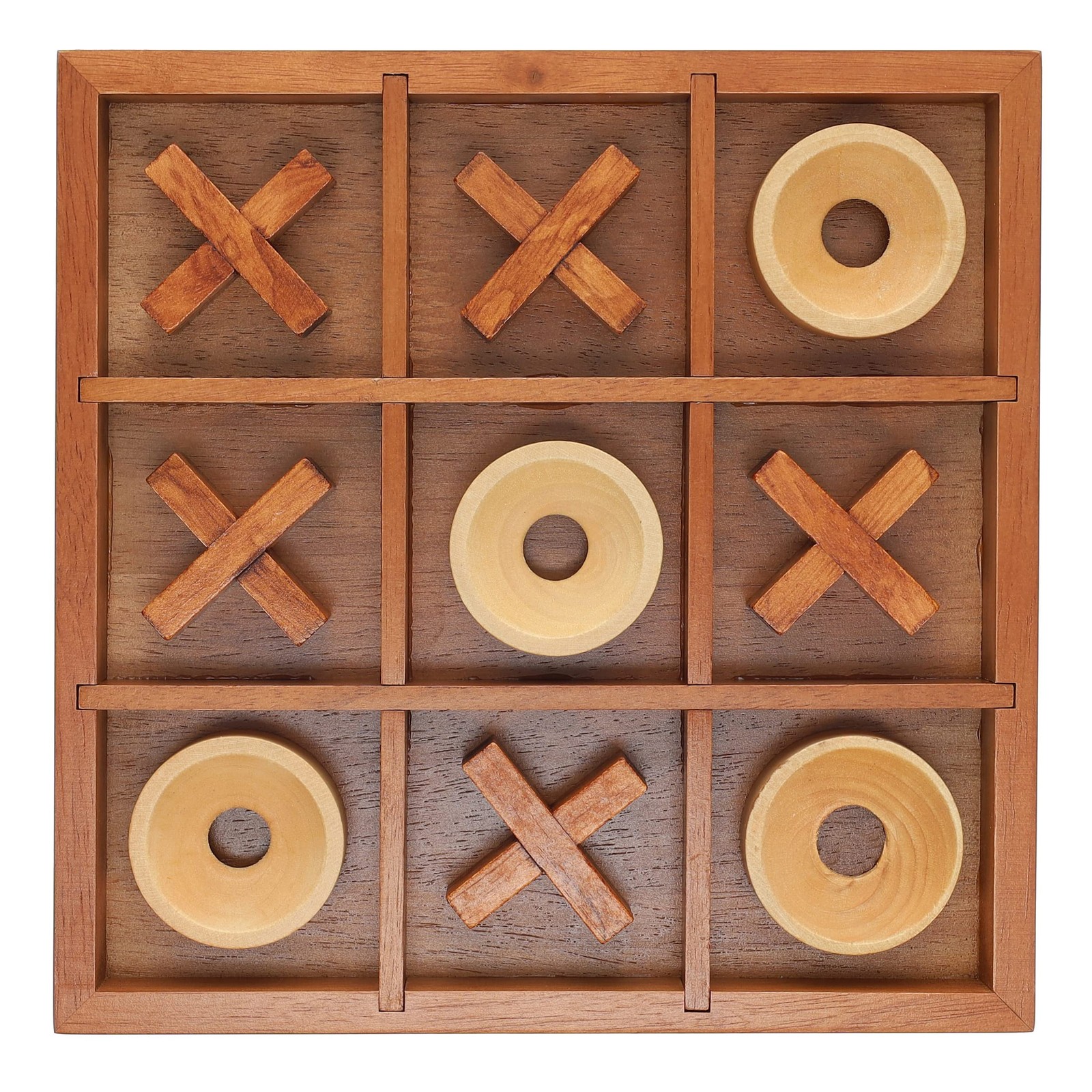 Wooden 9 inches by 9 0.98 inches, Red and Green , Yellow