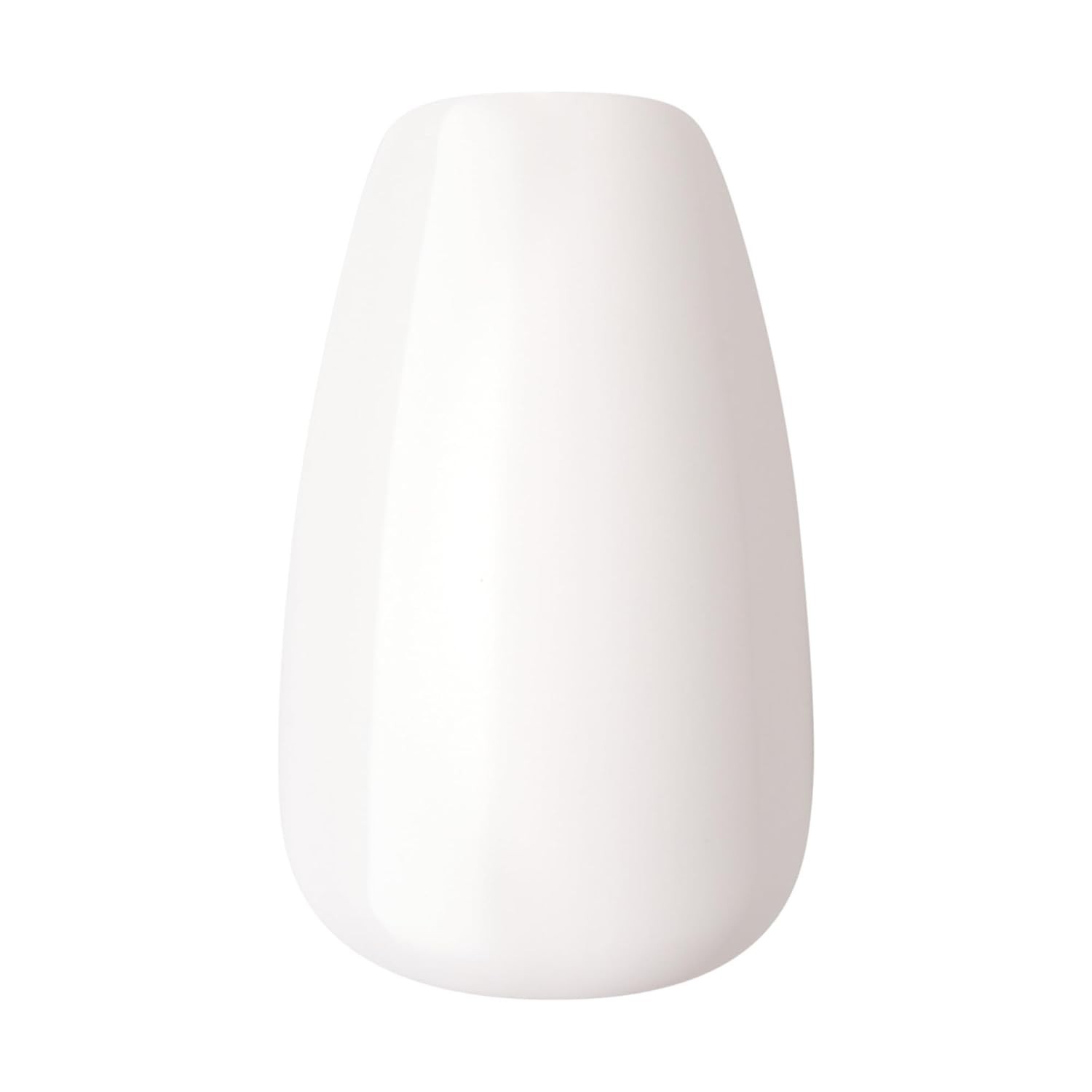 Kiss Color Press-On Nails, 30 Chip-Proof Glossy Nude, Polish-Free Manicure Set