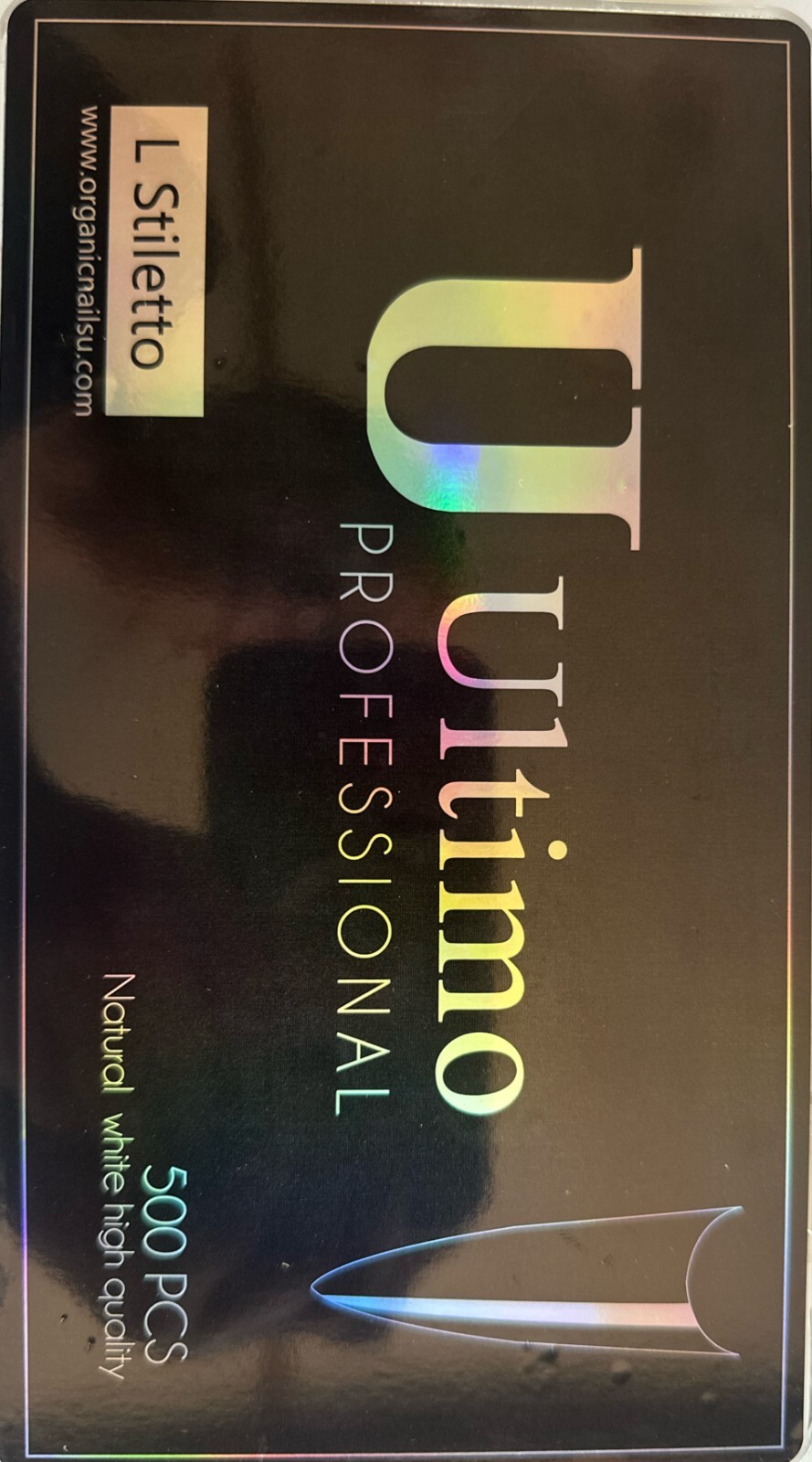 TIPS STILETTO LONG Natural CON 500PC Ultimo 413875