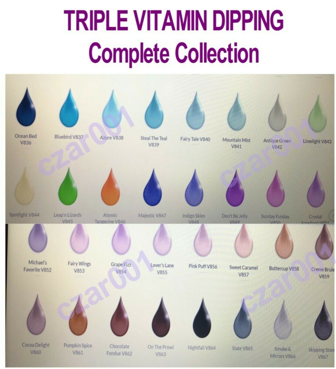 Triple Vitamin Dipping Dip Powder 2oz/56g ~**NEW** COMPLETE LINE- *U PICK*