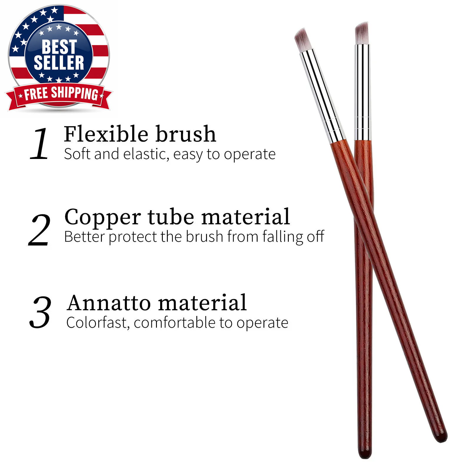 1Pc Nail Art Brush Gradient Dizzy Dye Pen Wood Handle Angle Nail Painting Dottin