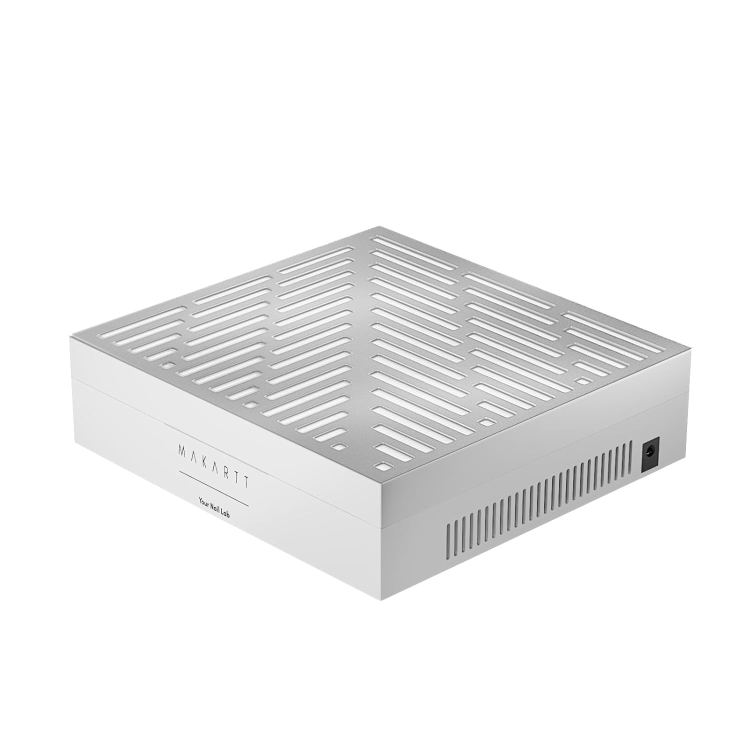 Makartt Rechargeable Nail Dust Collector Ultra Thin Portable White