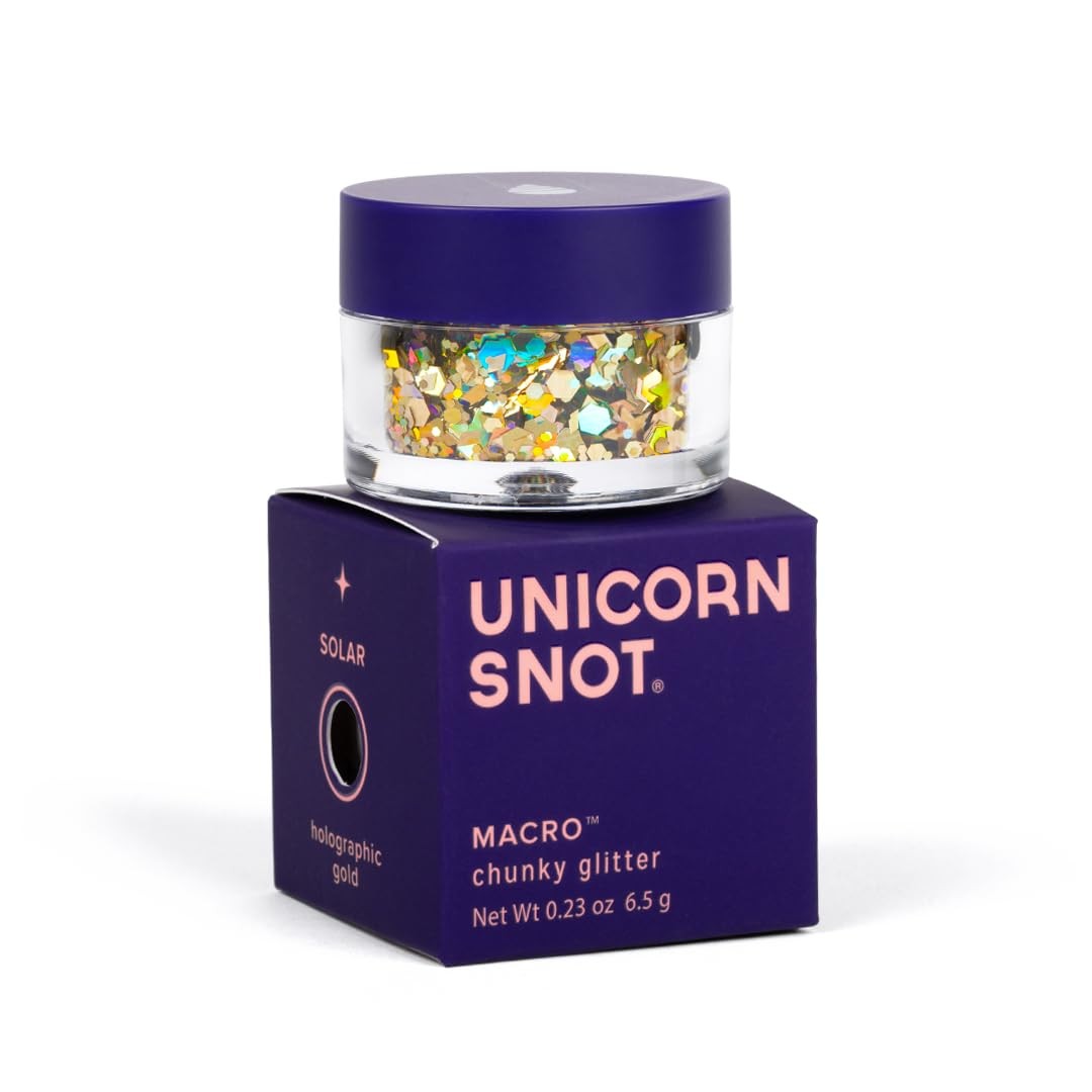 Macro Face & Body Glitter | Cosmetic Grade Large-Particle Loose Glitter | Saf…
