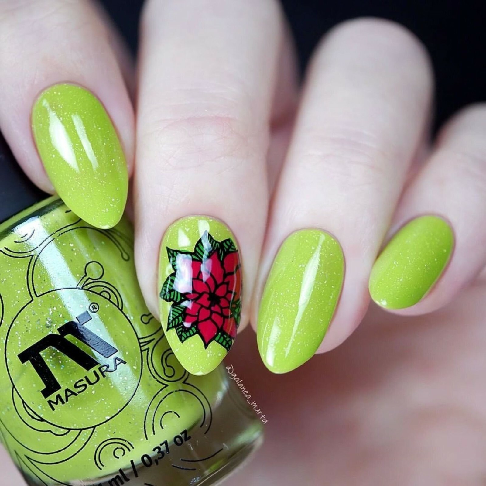 The Other Side Stamping Polish (Green), Nail Polish for Nail Art