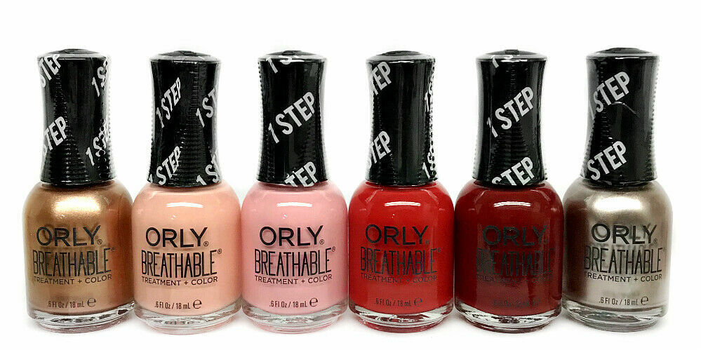 Orly BREATHABLE Treatment + Color Nail Lacquer – STATE OF MIND – Pick Any Color