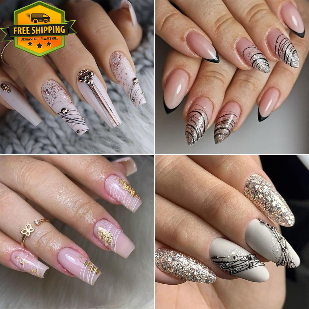 6 Colors Spider Gel Nail Art Set With Brush Elastic Drawing Polish DIY Manicure