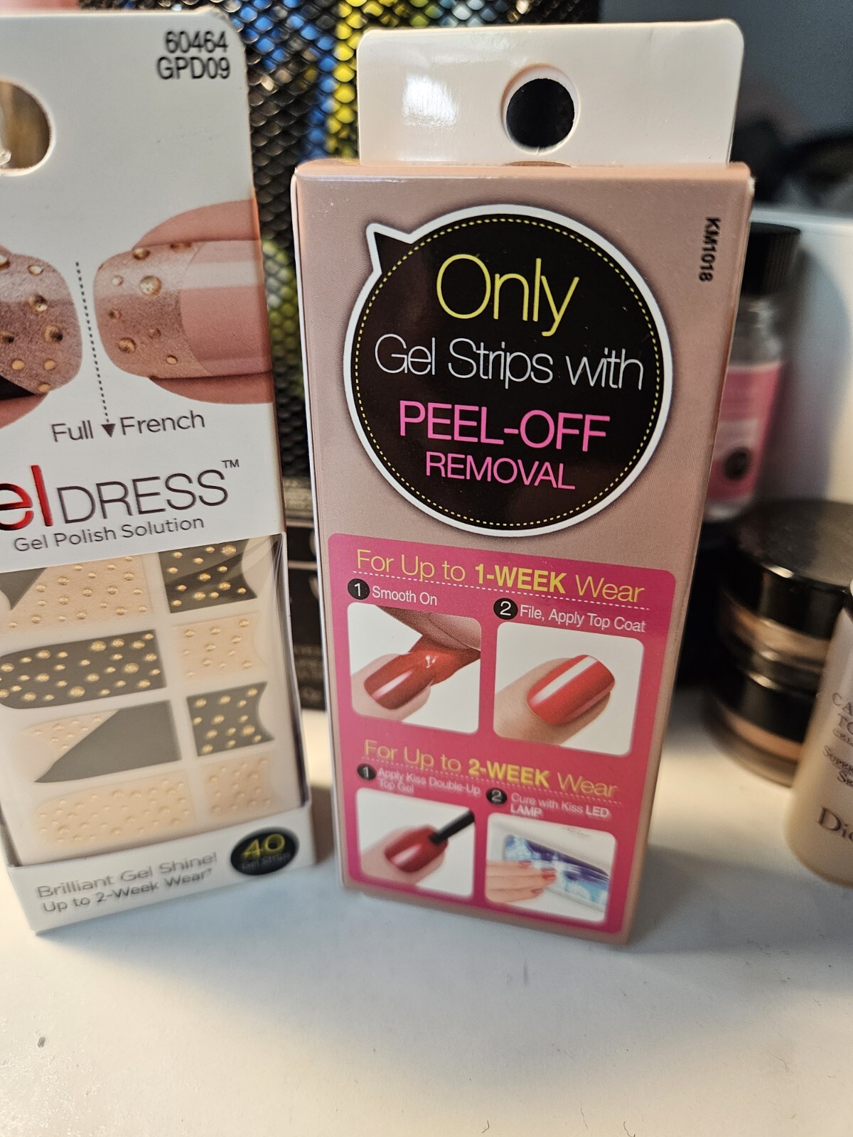 KISS Gel Dress Gel Polish Solution 40 Gel Strips #60464 SWEET MELODY