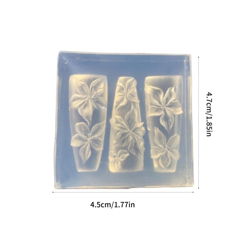 Versatile Nail Art Silicone Molds for Women Girls Nail Accessories Making Mould
