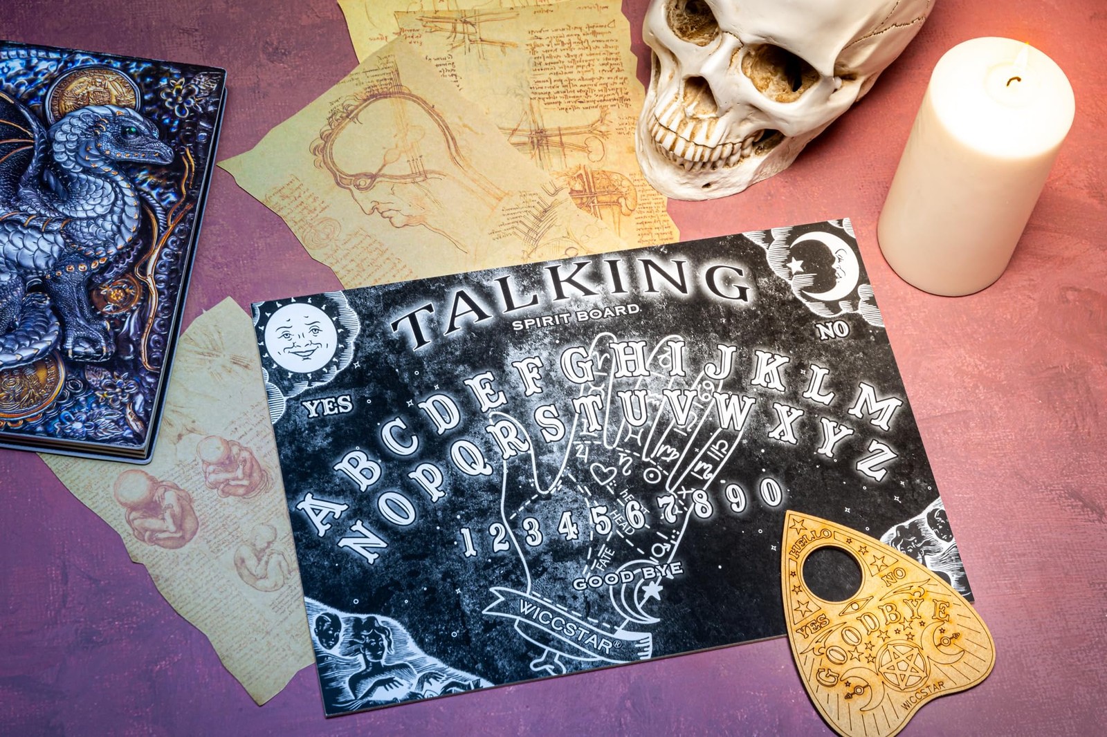Black Spirit Board Game for Ghost Hunting with A4 Size – 12 x 9 Inches