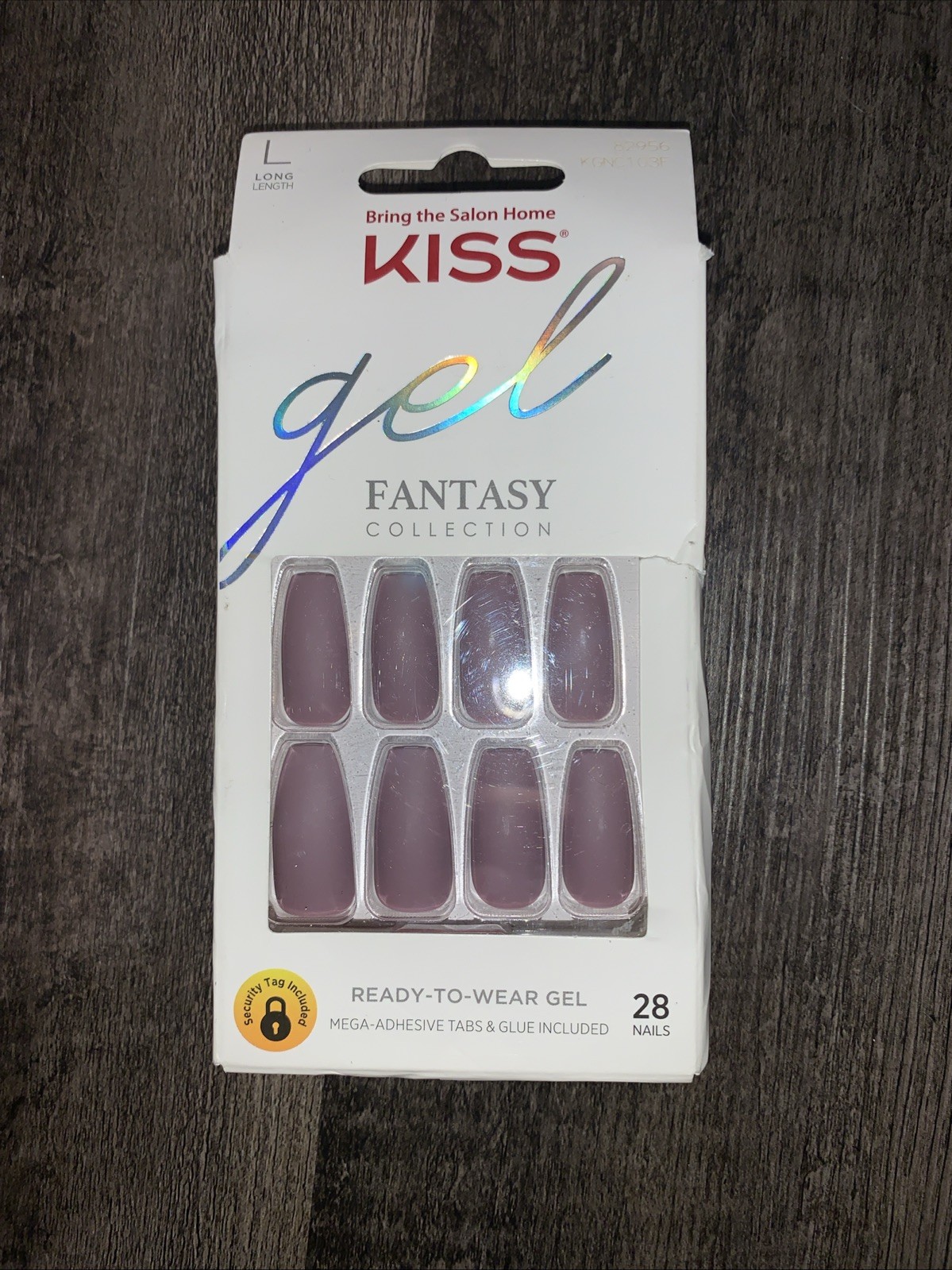 Women’s And Girls Fake Nails, Kiss Gel Fantasy&bomine, Adhesive Tap, Glue, File
