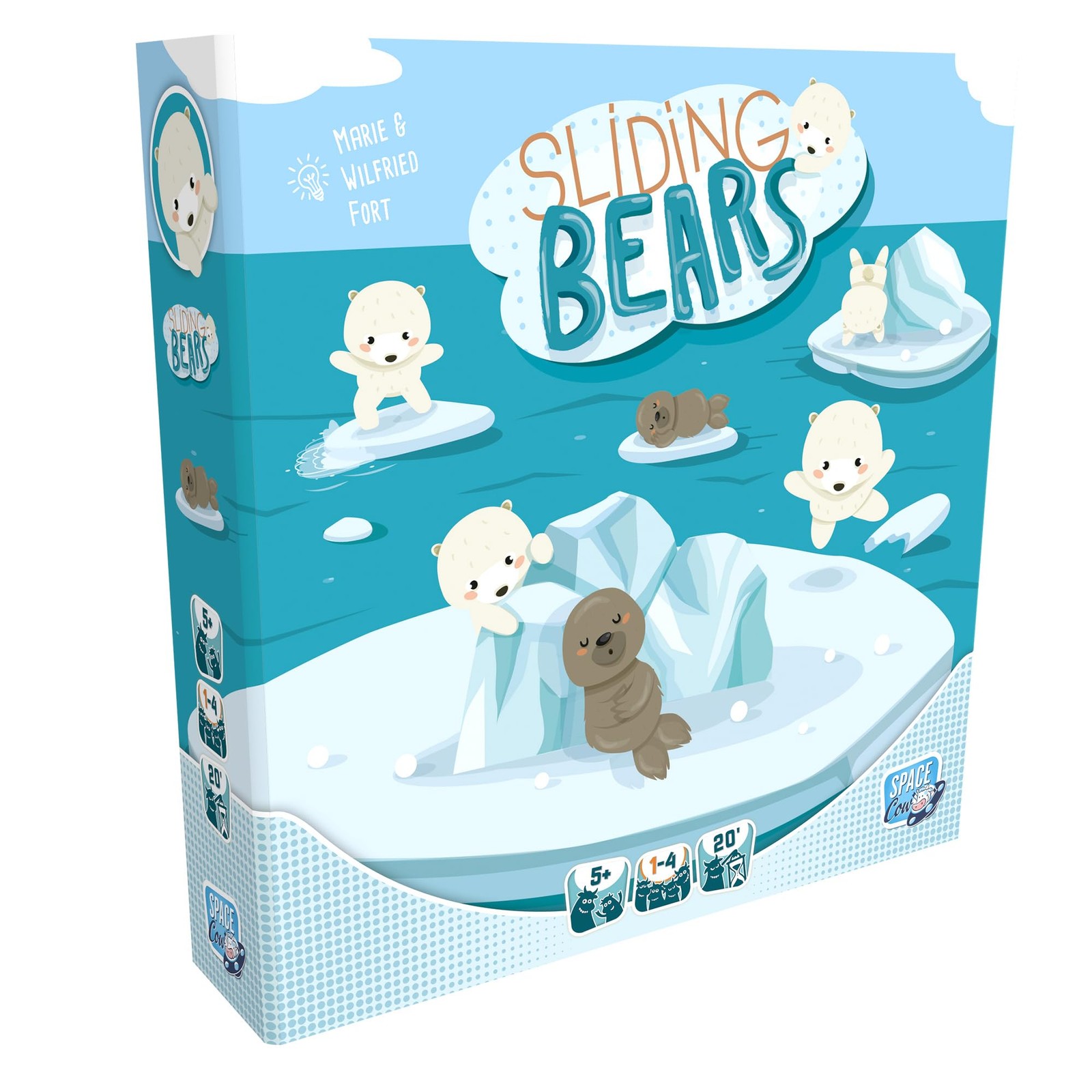 Sliding Bears Board Game – Cooperative 7.13 x 1.57 x 0.1 inches, Multicolor