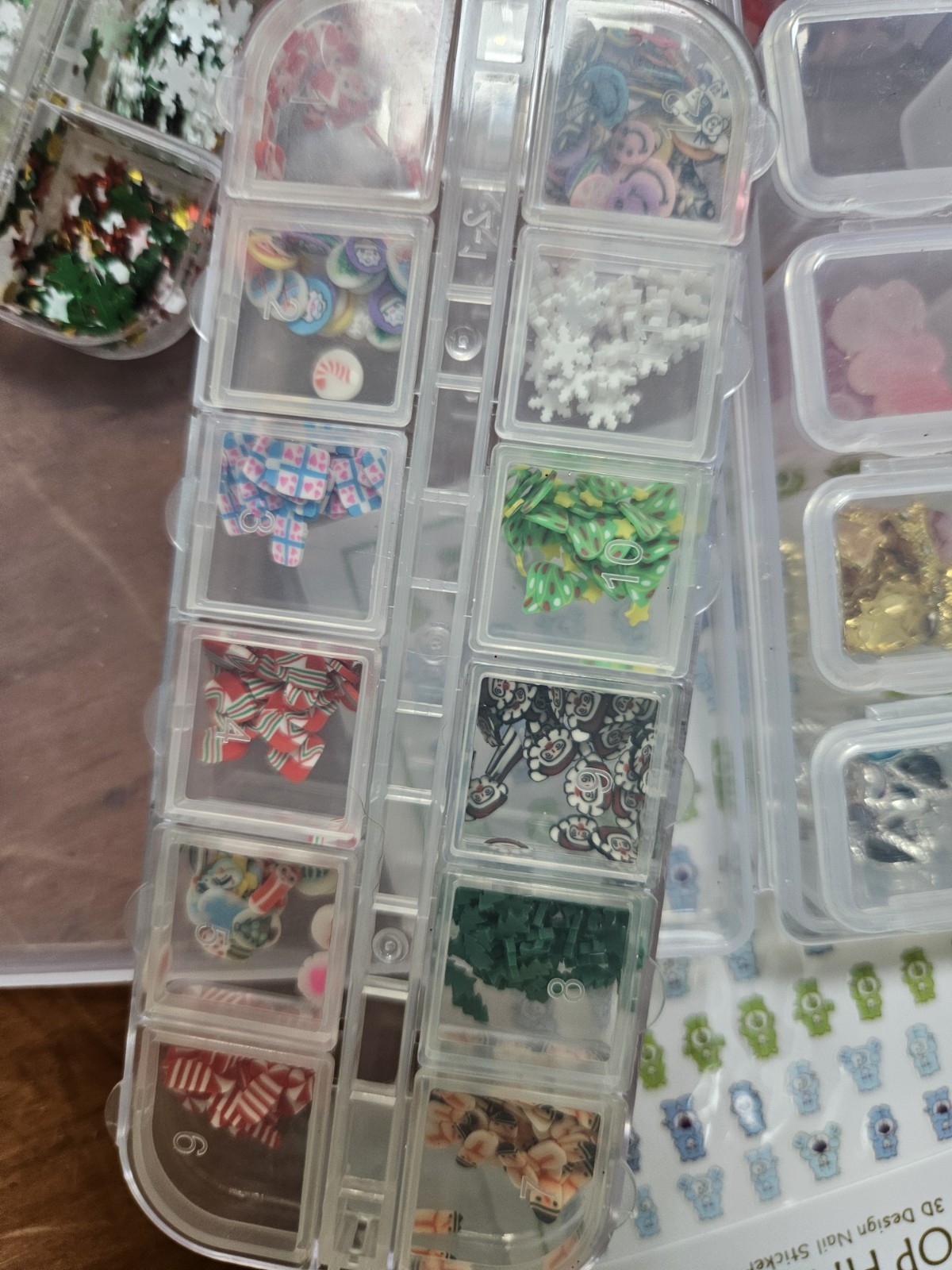 Lot of nail art supplies! A bunch of brand new items. Great deal. with tote