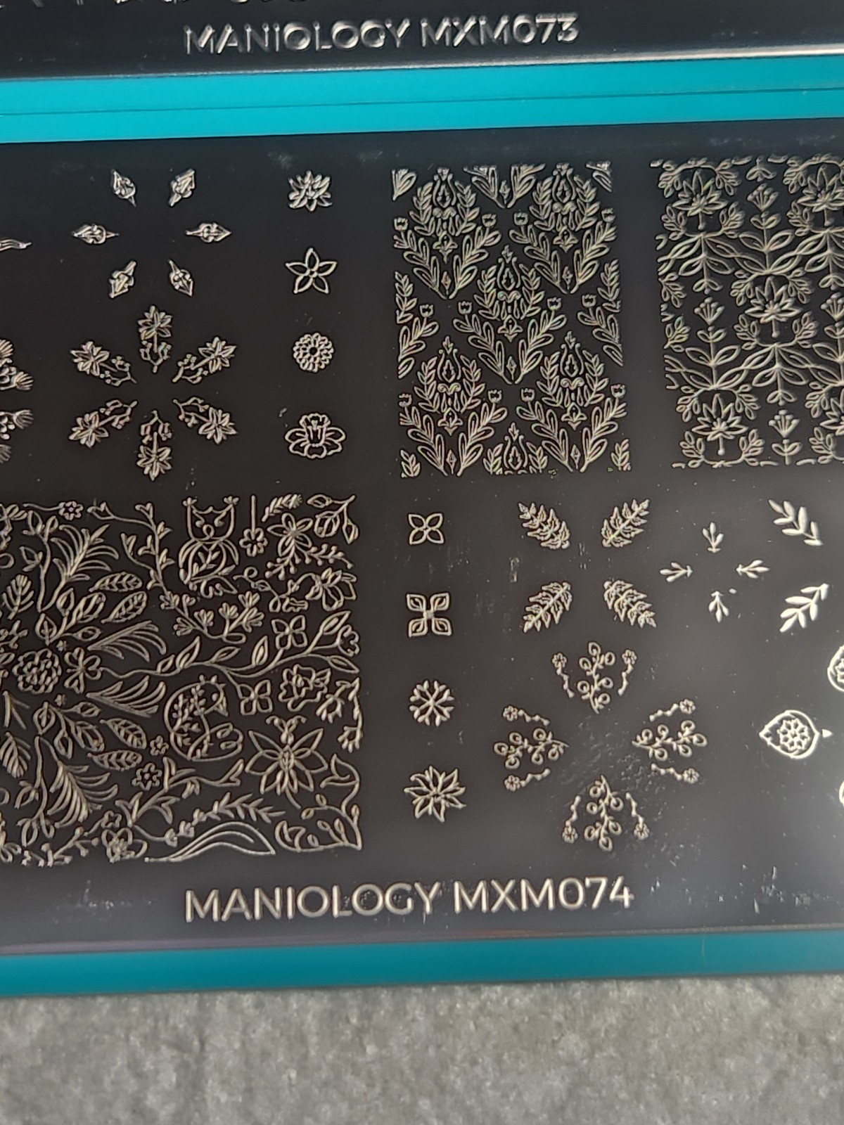 Maniology Mani X Me Nail Stamping Plate Set MXM073 MXM074