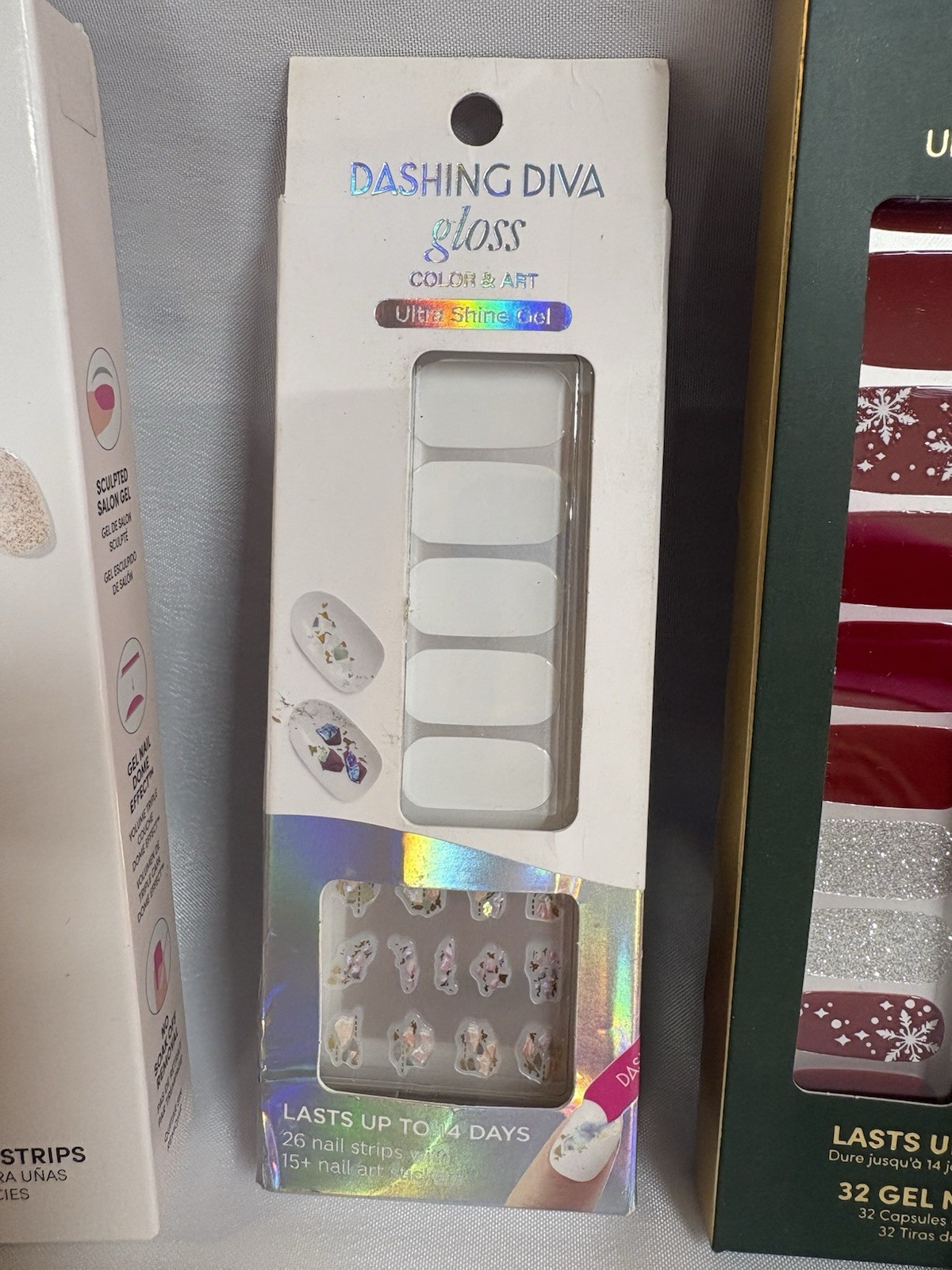 6 Pack Dashing Diva Nail Strips bundle & Glaze NailStrips Kit