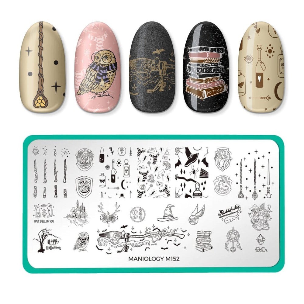💫Bewitched: Wizards Welcome (m152) – Nail Stamping Plate