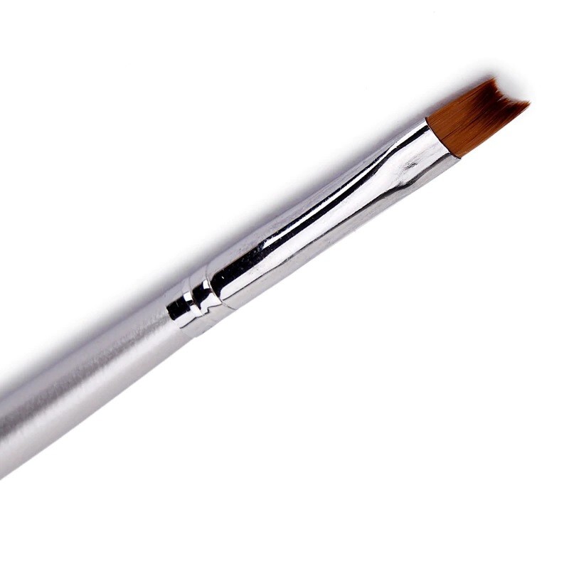 Nail Art Brush Tool Half Moon Shape French Effect Drawing UV Gel Manicure Brush