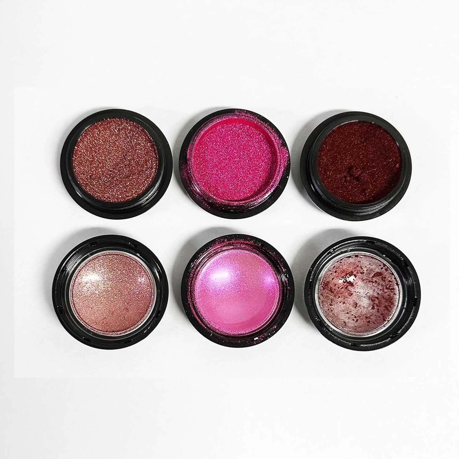 3 Jars Pink Chrome Nail Powder Kit – Metallic Mirror Effect Nail Art Powder for