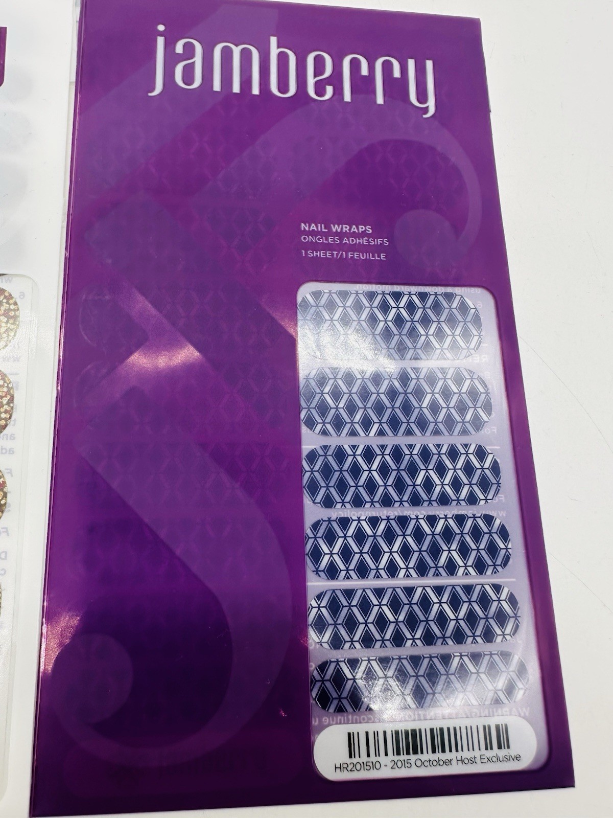 Jamberry Nail Wraps Fun Designs Teal Blue Gold 5 Unique New Complete Sets